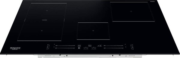 Hotpoint Ariston HS 3377C BF Piano Cottura Induzione 4 Fuochi 77 cm Vetroceramica colore Nero