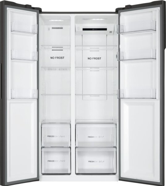 Haier HSR3918ENPB Frigorifero Americano Side by Side Capacit 528 Litri Classe energetica E Raffreddamento No Frost colore Nero