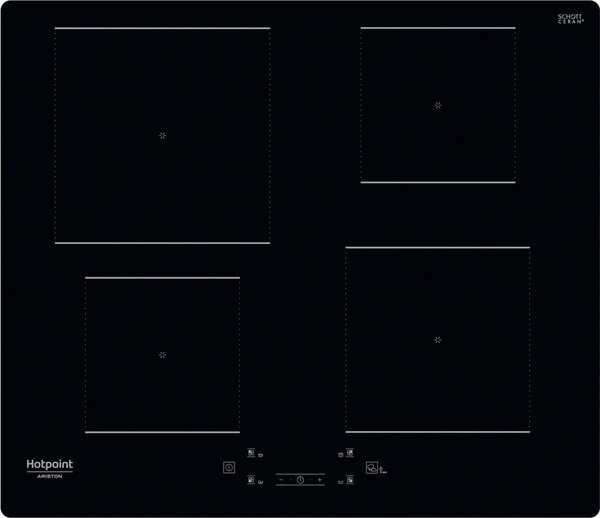 Hotpoint Ariston HQ 5660S NE Piano Cottura Induzione 4 Fuochi 60 cm colore Nero