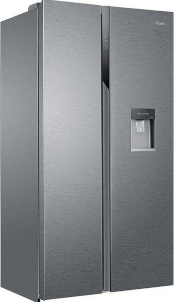 Haier HSR3918EWPG Frigorifero Americano Side by Side Capacit 521 Litri Classe E Raffreddamento No Frost colore Inox