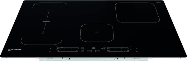 Indesit IB 21B77NE Piano Cottura Induzione 4 Fuochi 77 cm Vetroceramica colore Nero