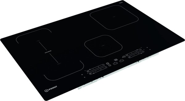Indesit IB 21B77NE Piano Cottura Induzione 4 Fuochi 77 cm Vetroceramica colore Nero