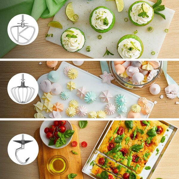 Kenwood Impastatrice Planetaria Capacit Ciotola 4 Litri Potenza 800 Watt colore Blu e Inox - KZM35.000GY
