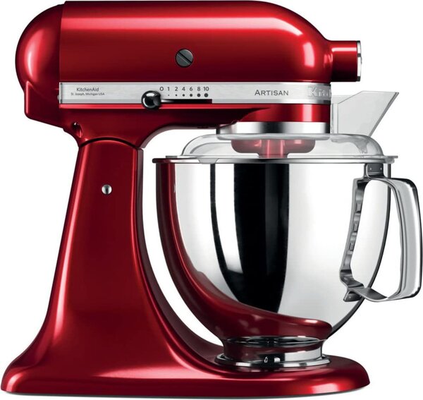 KITCHENAID Impastatrice Planetaria Capacit Ciotola 3.3 Litri Potenza 250 W Con Testa Reclinabile colore Rosso - 5KSM3311XEER