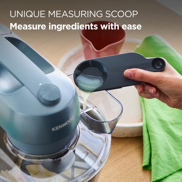 Kenwood Impastatrice Planetaria Capacit Ciotola 4 Litri Potenza 800 Watt colore Blu e Inox - KZM35.000GY