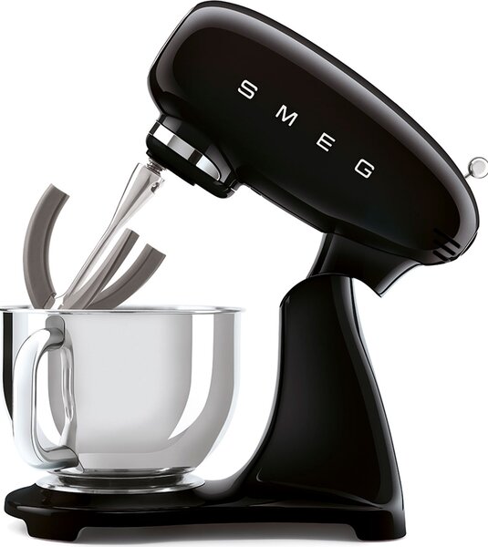 Smeg Impastatrice Planetaria Capacit Ciotola 4,8 Litri Potenza 800 Watt colore Nero - SMF03BLEU 50's Style