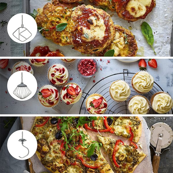 Kenwood Impastatrice Planetaria Capacit Ciotola 4.3 Litri Potenza 1000 Watt colore Silver - KHC29.A0SI Prospero+