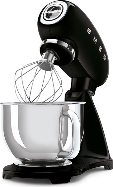Smeg Impastatrice Planetaria Capacit Ciotola 4,8 Litri Potenza 800 Watt colore Nero - SMF03BLEU 50's Style