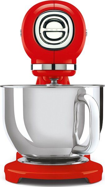 Smeg Impastatrice Planetaria Capacit Ciotola 4,8 Litri Potenza 800 Watt colore Rosso - SMF03RDEU 50's Style
