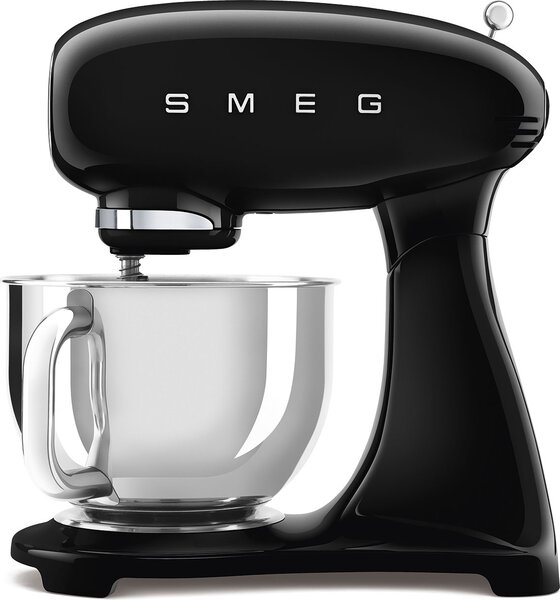 Smeg Impastatrice Planetaria Capacit Ciotola 4,8 Litri Potenza 800 Watt colore Nero - SMF03BLEU 50's Style