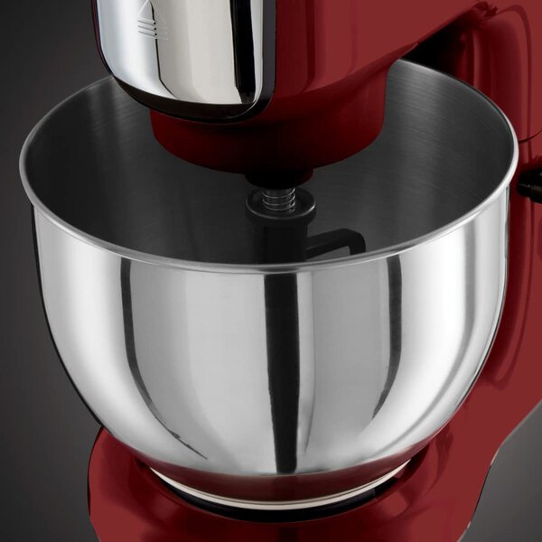 Russell Hobbs Impastatrice Planetaria Capacit Ciotola 5 Litri 8 Velocit Potenza 1000 Watt + Bicchiere Frullatore 1.5 Litri colore Rosso - 23480-5