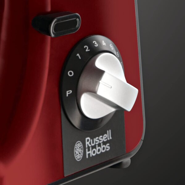 Russell Hobbs Impastatrice Planetaria Capacit Ciotola 5 Litri 8 Velocit Potenza 1000 Watt + Bicchiere Frullatore 1.5 Litri colore Rosso - 23480-5