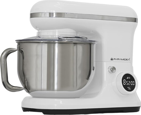 PYRAMIDEA Impastatrice Planetaria Capacit Ciotola 5,2 Litri Potenza 1200 Watt colore Bianco - IP5200W