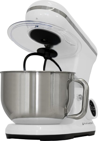 PYRAMIDEA Impastatrice Planetaria Capacit Ciotola 5,2 Litri Potenza 1200 Watt colore Bianco - IP5200W