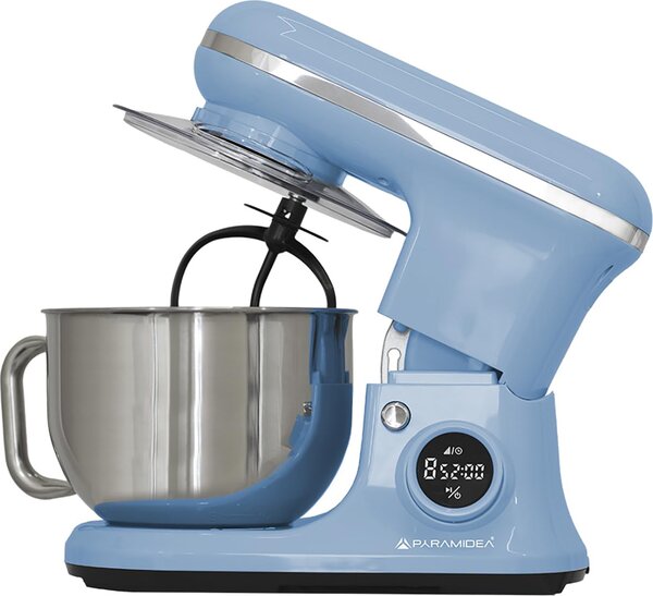 PYRAMIDEA Impastatrice Planetaria Capacit Ciotola 5,2 Litri Potenza 1200 Watt colore Azzurro - IP5200LB