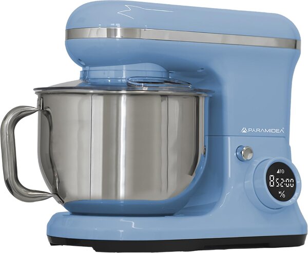 PYRAMIDEA Impastatrice Planetaria Capacit Ciotola 5,2 Litri Potenza 1200 Watt colore Azzurro - IP5200LB