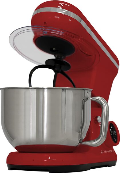 PYRAMIDEA Impastatrice Planetaria Capacit Ciotola 5,2 Litri Potenza 1200 Watt colore Rosso - IP5200R