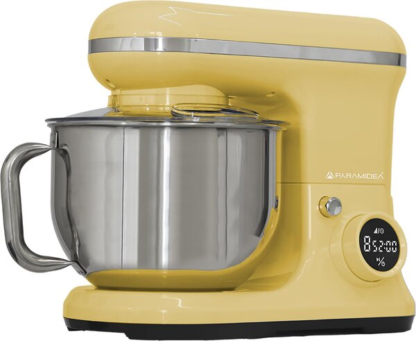 PYRAMIDEA Impastatrice Planetaria Capacit Ciotola 5,2 Litri Potenza 1200 Watt colore Crema - IP5200C