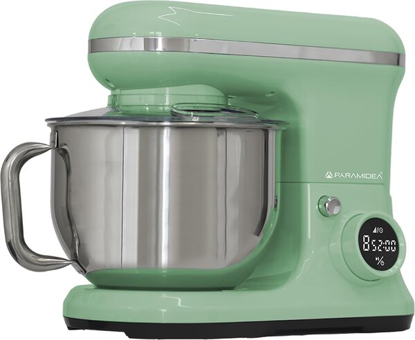 PYRAMIDEA Impastatrice Planetaria Capacit Ciotola 5,2 Litri Potenza 1200 Watt colore Verde chiaro - IP5200G