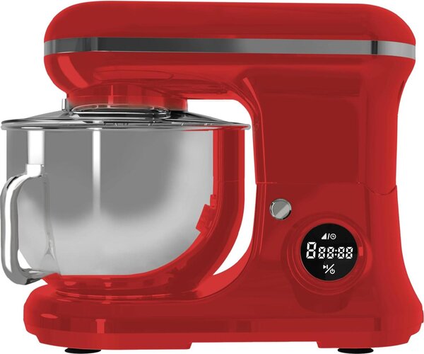 PYRAMIDEA Impastatrice Planetaria Capacit Ciotola 5,2 Litri Potenza 1200 Watt colore Rosso - IP5200R