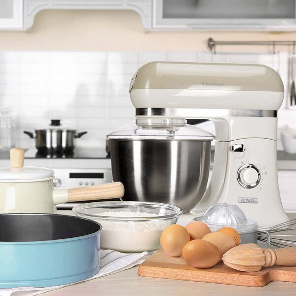 Ariete Impastatrice Planetaria Capacit Ciotola 5.5 Litri 10 Velocit Tasto Pulse Potenza 2400 Watt colore Beige - 1588 Linea Vintage