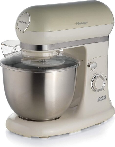 Ariete Impastatrice Planetaria Capacit Ciotola 5.5 Litri 10 Velocit Tasto Pulse Potenza 2400 Watt colore Beige - 1588 Linea Vintage