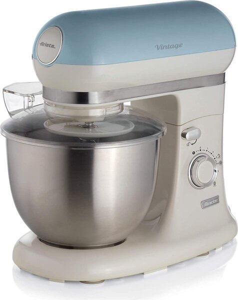 Ariete Impastatrice Planetaria Capacit Ciotola 5.5 Litri 10 Velocit Tasto Pulse Potenza 2400 Watt colore Celeste - 1588 Linea Vintage