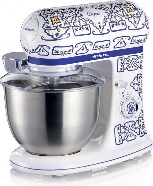 Ariete Impastatrice Planetaria Capacit Ciotola 5.5 Litri Potenza 1200 Watt 7 Velocit + Funzione Pulse Estetica Capri - 00C15880CAR0