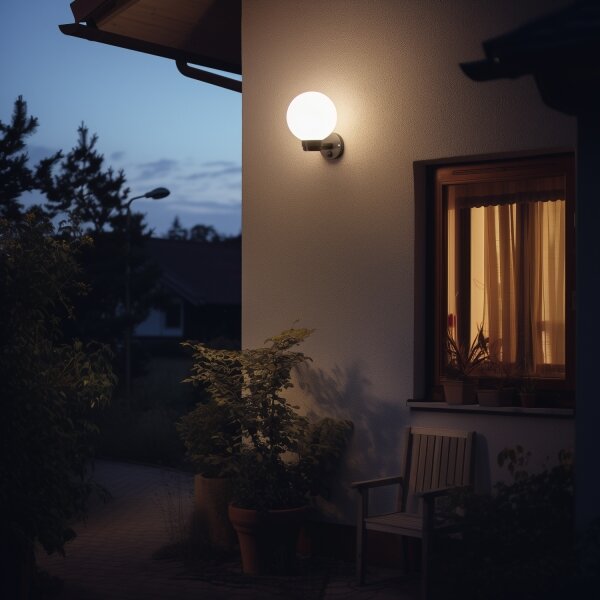 Brilagi - Applique da esterno HARBOR 1xE27/40W/230V IP33 nero/bianco