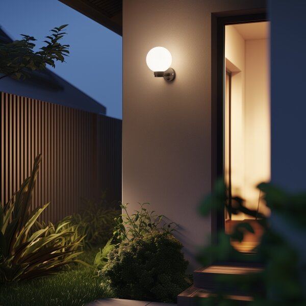 Brilagi - Applique da esterno HARBOR 1xE27/40W/230V IP33 antracite/bianco