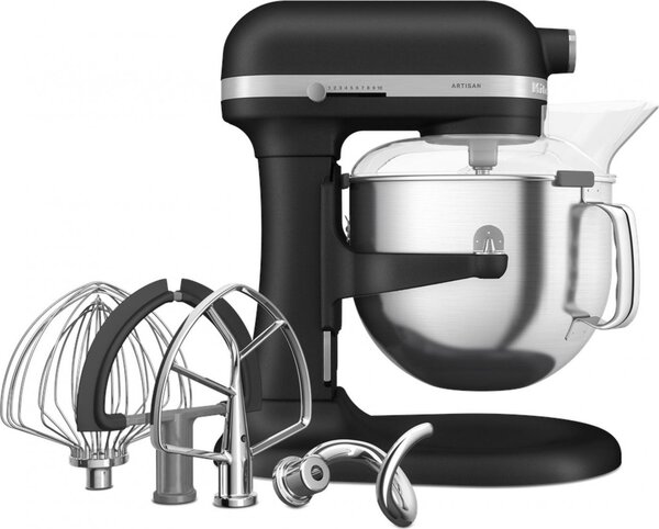 KITCHENAID Impastatrice Planetaria Capacit Ciotola 6.6 Litri Potenza 325 Watt 11 Velocit colore Nero - 5KSM70SHXEBK
