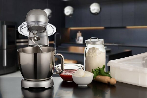 Ariete Impastatrice Planetaria Multifunzione Capacit 5,2 Litri Potenza 1300W colore Inox Gourmet Essence - 1583/00