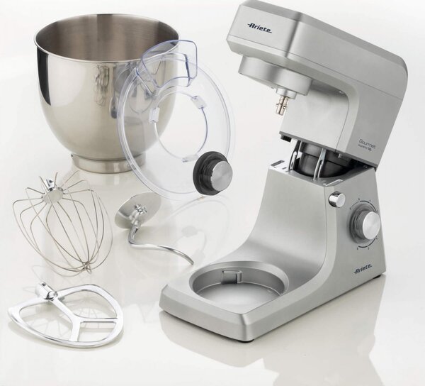 Ariete Impastatrice Planetaria Multifunzione Capacit Ciotola 10 Litri 6 Velocit + Pulse Potenza 2000W colore Inox 1576 Gourmet Supreme - 00C15760