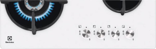Electrolux KGG6437W Piano Cottura 4 Fuochi a Gas 60 cm colore Bianco