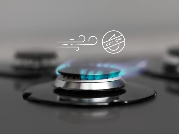 Electrolux KGS6436SX Linea Slim Piano Cottura 4 Fuochi a Gas 60 cm Griglie in Ghisa (1 Bruciatore Wok) colore Inox