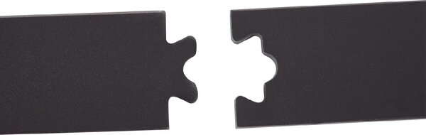 Brugel Kit Porta Scorrevole 100kg max in Acciaio con Binario Ganci Fermi Viti e Bulloni 183x4x0.6 cm - DHB8157