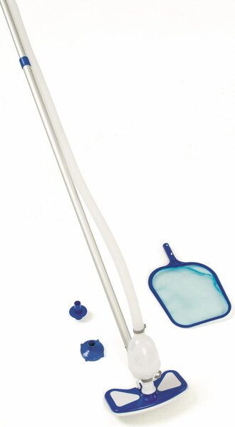 Bestway Kit Pulizia Piscina AquaClean con Asta Tubo e Retino - 58234