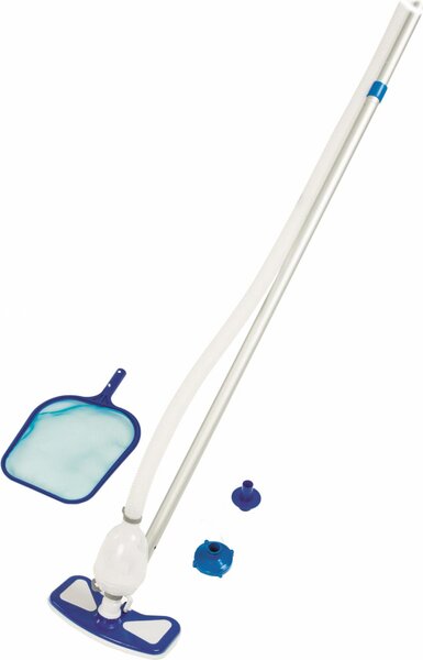 Bestway Kit Pulizia Piscina AquaClean con Asta Tubo e Retino - 58234