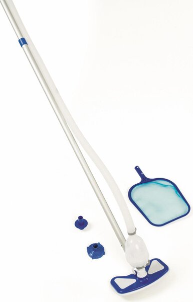 Bestway Kit Pulizia Piscina AquaClean con Asta Tubo e Retino - 58234