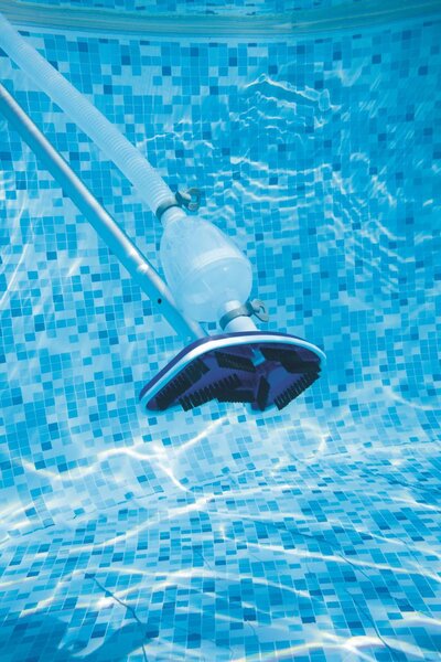 Bestway Kit Pulizia Piscina Deluxe con Asta Tubo e Retino - 58237
