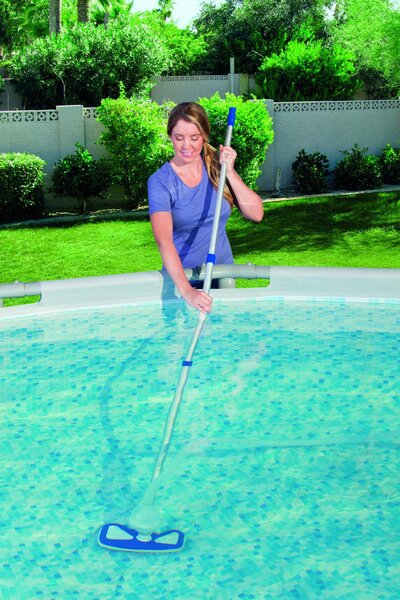 Bestway Kit Pulizia Piscina Deluxe con Asta Tubo e Retino - 58237