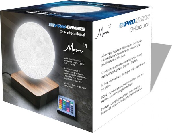 Diprogress Lampada da Scrivania di Design Levitante a Forma di Luna - DP-MOON