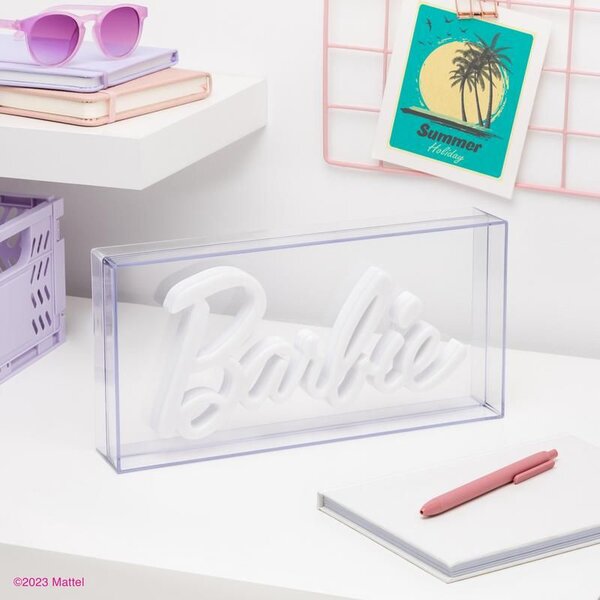 Paladone Lampada da Tavolo LED Design Moderne colore Rosa - PP11573BR Barbie