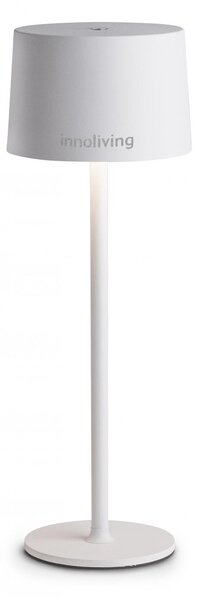 INNOLIVING Lampada da Tavolo LED a Batteria Ricaricabile Design Moderno con Illuminazione 3 Temperature colore Bianco - INN-291