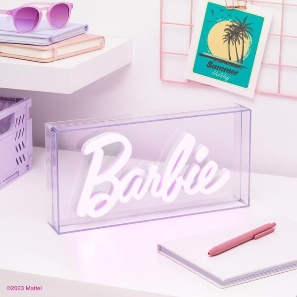 Paladone Lampada da Tavolo LED Design Moderne colore Rosa - PP11573BR Barbie