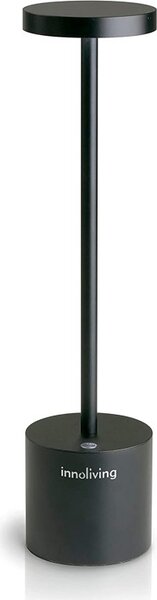 INNOLIVING Lampada da Tavolo LED Design Moderno colore Nero - INN-094B