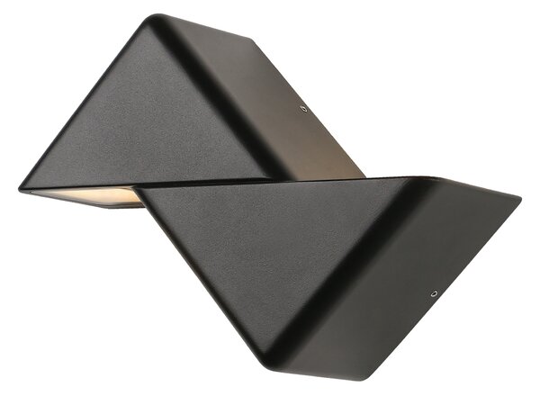 Applique da esterno Dracena nera 2xG9x9W in alluminio, dimensioni: 20,2x29x9 cm, IP65, Candellux