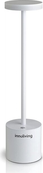 INNOLIVING Lampada da Tavolo LED Design Moderno colore Bianco - INN-094W