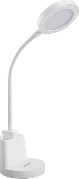 Velamp Lampada da Tavolo LED Design Moderno con Portapenne colore Bianco - TL1602-B