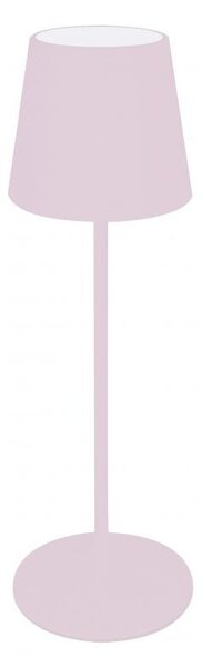 NEW MAJESTIC Lampada da Tavolo LED Ricaricabile Potenza 2 Watt IP54 colore Rosa - 120451 RP Agata